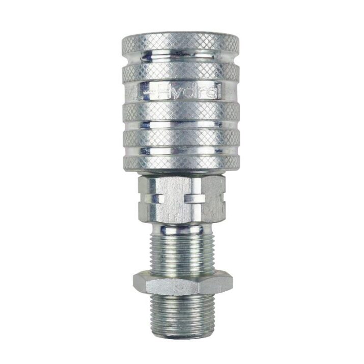 Szybkozłącze hydrauliczne gniazdo EURO gwint M22x1,5 Long + przeciwnakrętka